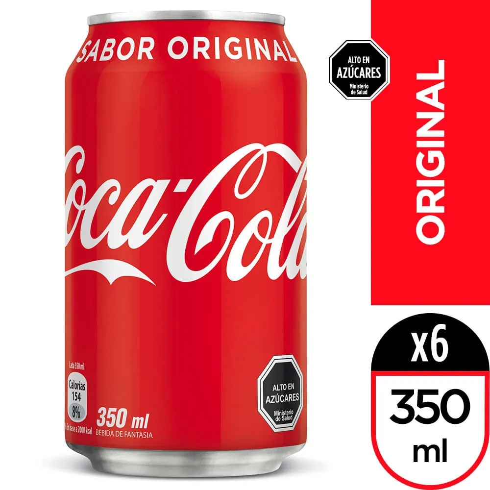 Lata Coca-Cola Original 350ml